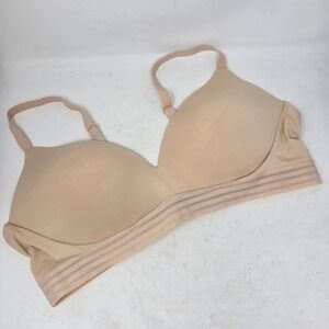 Auden Women Nude Push Up Wirefree Bra 40C Beige Padded T-Shirt Bra